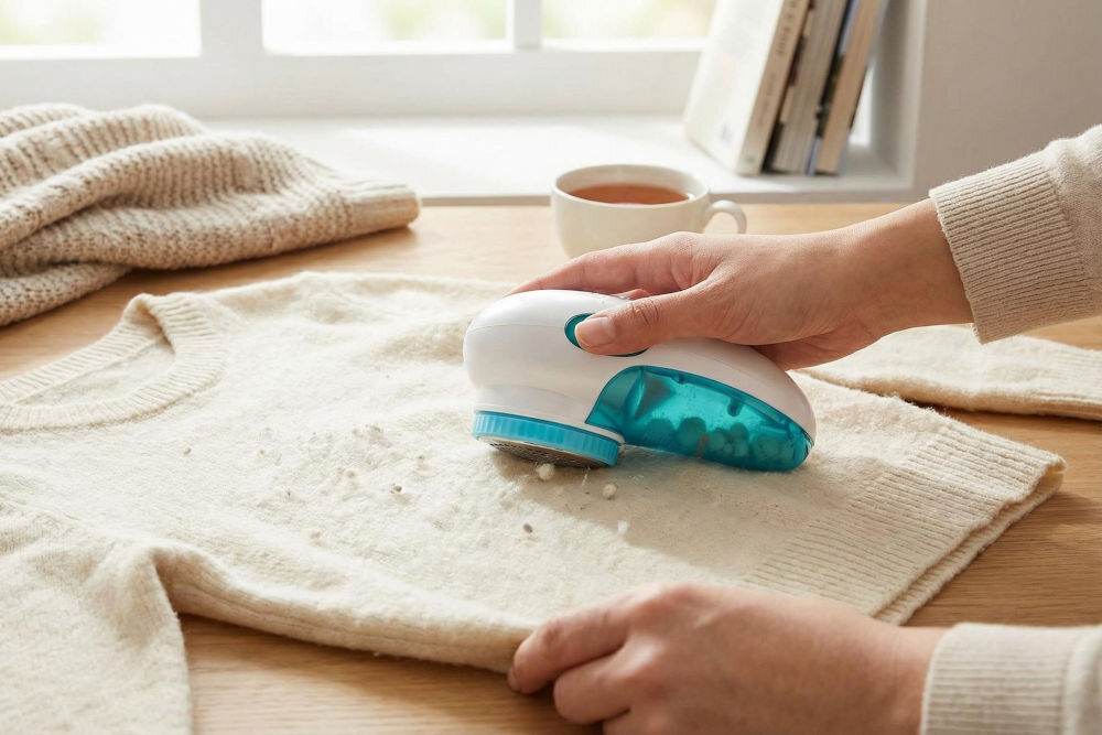 Golarka do ubrań MILLA HOME LR500 usuwanie zmechaceń ze swetra