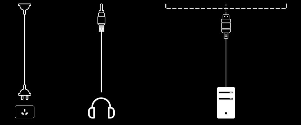 Monitor TCL 25G64 25 cali 1920x1080px IPS 300Hz 1 ms [GTG] prezentacja portów i gniazda zasilania 2 x HDMI DisplayPort wyjście słuchawkowe gniazdo zasilania szybkie i wygodne połączenie