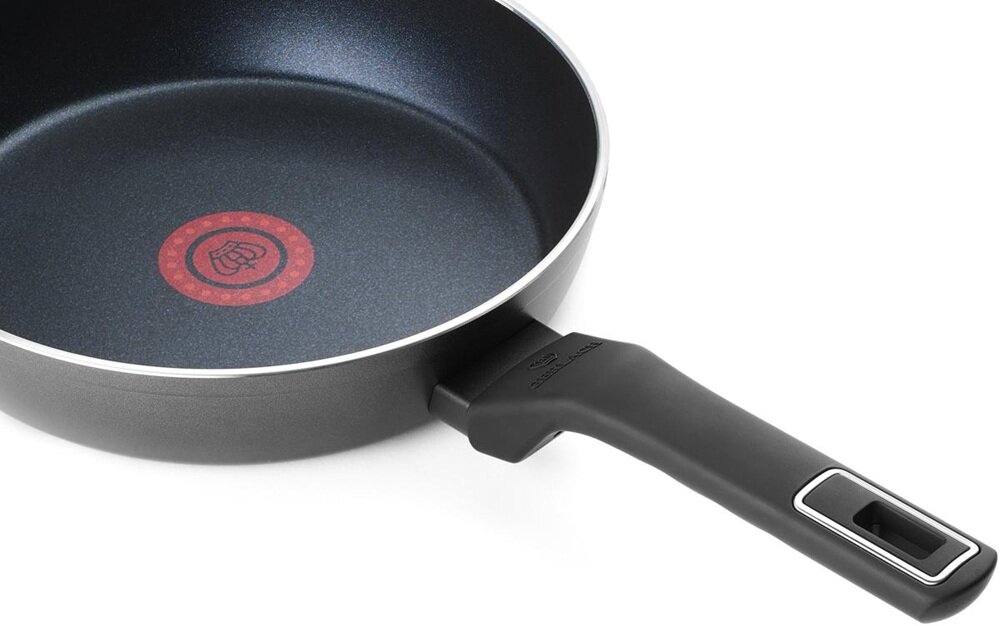 Patelnia GERLACH Ambiente ThermoCoat 28 cm z kutego aluminim, powłoka nieprzywierajaca, trwała na ścieranie, oszczędność energii, bez przegrzewania