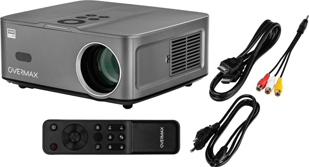 Projektor OVERMAX Multipic 5.1 Pro zestaw akcesoria