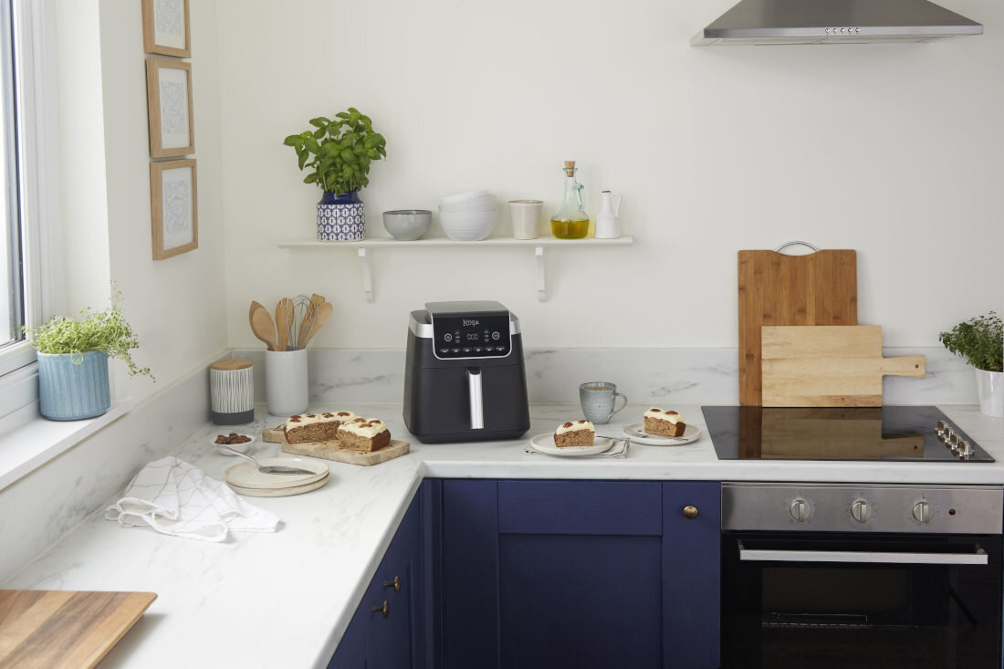 Frytkownica beztłuszczowa NINJA AF180EU Air Fryer MAX CRISP Maksymalna Chrupkość bez rozmrażania potrawy temperatura