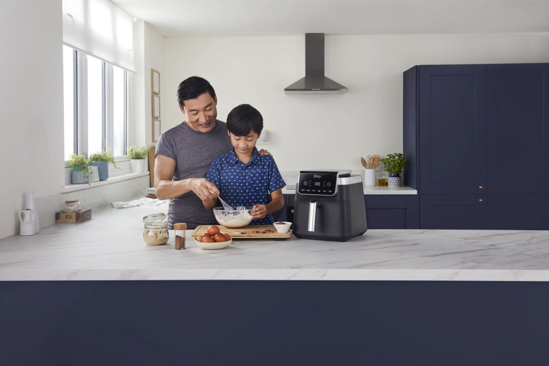 Frytkownica beztłuszczowa NINJA AF180EU Air Fryer Pieczenie ustawienie ciasto wypieki desery przygotowywanie