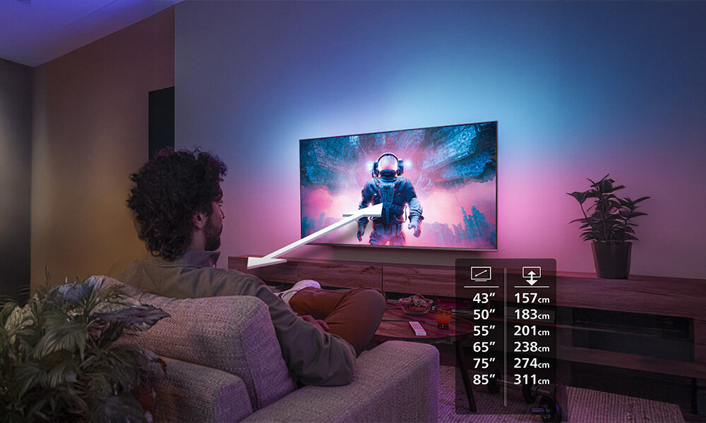 PHILIPS 50PUS9060 43 cali po 65-calowe ekrany - dostępne rozmiary