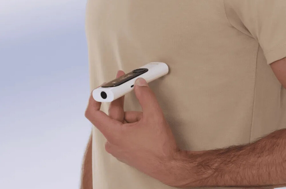 Urządzenie wielofunkcyjne WITHINGS Beamo Cztery badania w jednym mobilne rozwiązanie temperaturę ciała, rytm serca, poziom tlenu we krwi odsłuchać pracę płuc i serca parametry zdrowotne Elektrokardiogram klasy medycznej rejestr diagnoza bezpieczeństwo wymiary waga 1-odprowadzeniowe EKG z elektrodami ze stali nierdzewnej Funkcja wykrywa migotanie przedsionków 15 rodzajów arytmii Kolorowy wyświetlacz TFT rozdzielczość odczyt czas wyniki