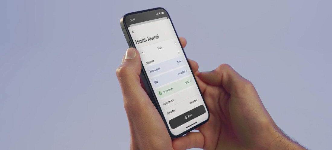 Urządzenie wielofunkcyjne WITHINGS Beamo Wsparcie lekarza czas rzeczywisty funkcja HealthLink na żywo w formacie PDF dane Bluetooth® Low Energy Wi-Fi 2,4 GHz b/g/n