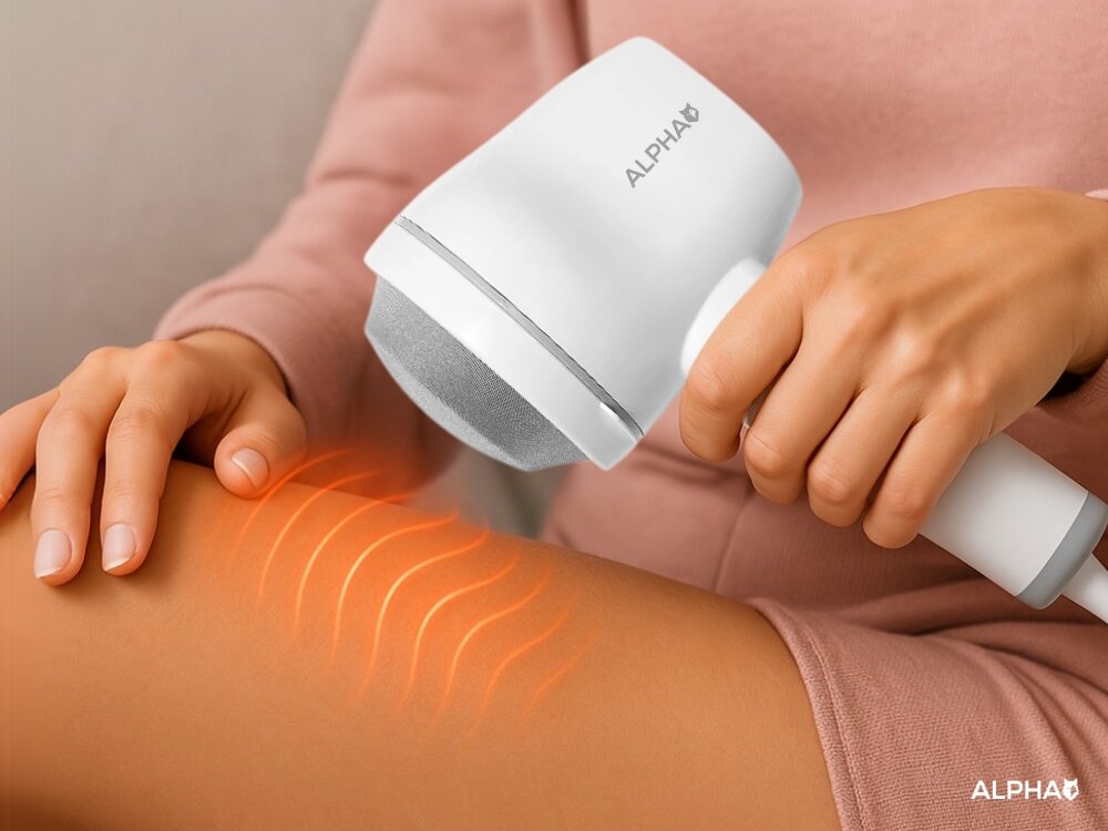 Masażer antycellulitowy ALPHA AMC-01 wsparcie codziennej pielęgnacji, pobudza krążenie, ujędrnianie skóry, ulga dla zmęczonych nóg, wsparcie w walce z cellulitem