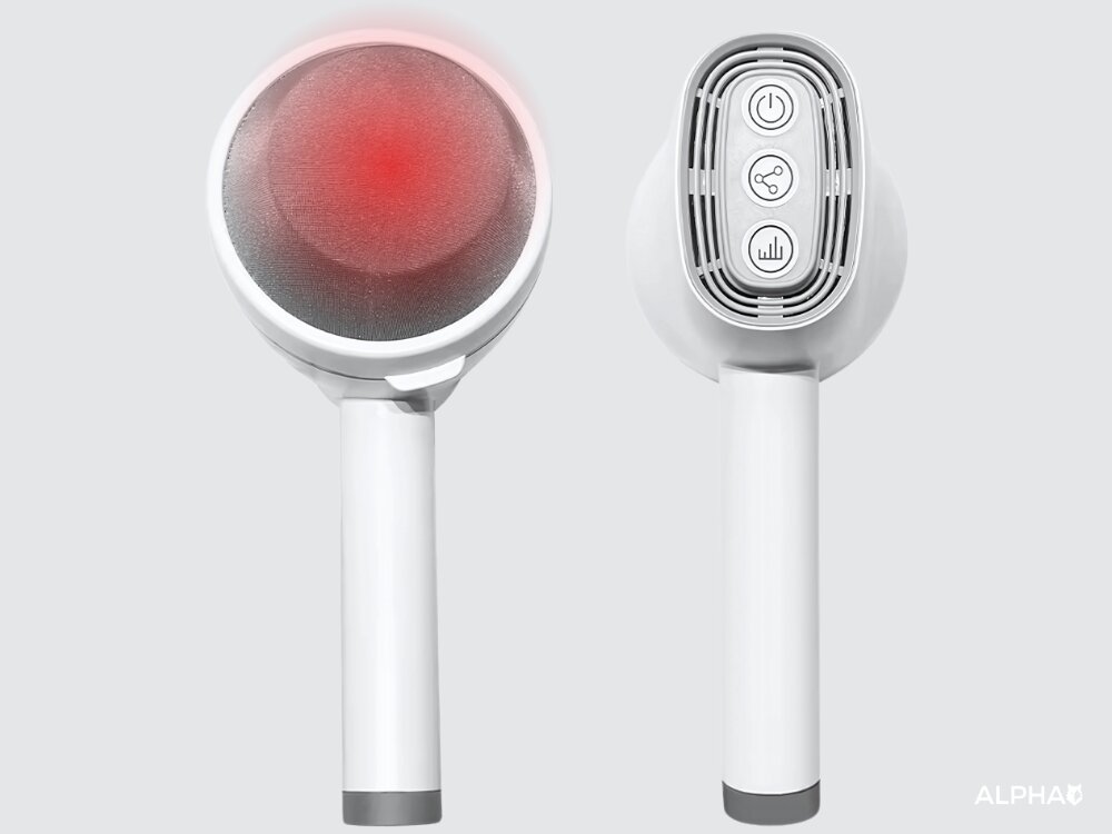 Masażer antycellulitowy ALPHA AMC-01 funckja światła podczerwonego, promieniowanie IR, poprawa wchłaniania kosmetyków, uczucie rozluźnienia, lepsze napięcie skóry, szybsza regeneracja skóry