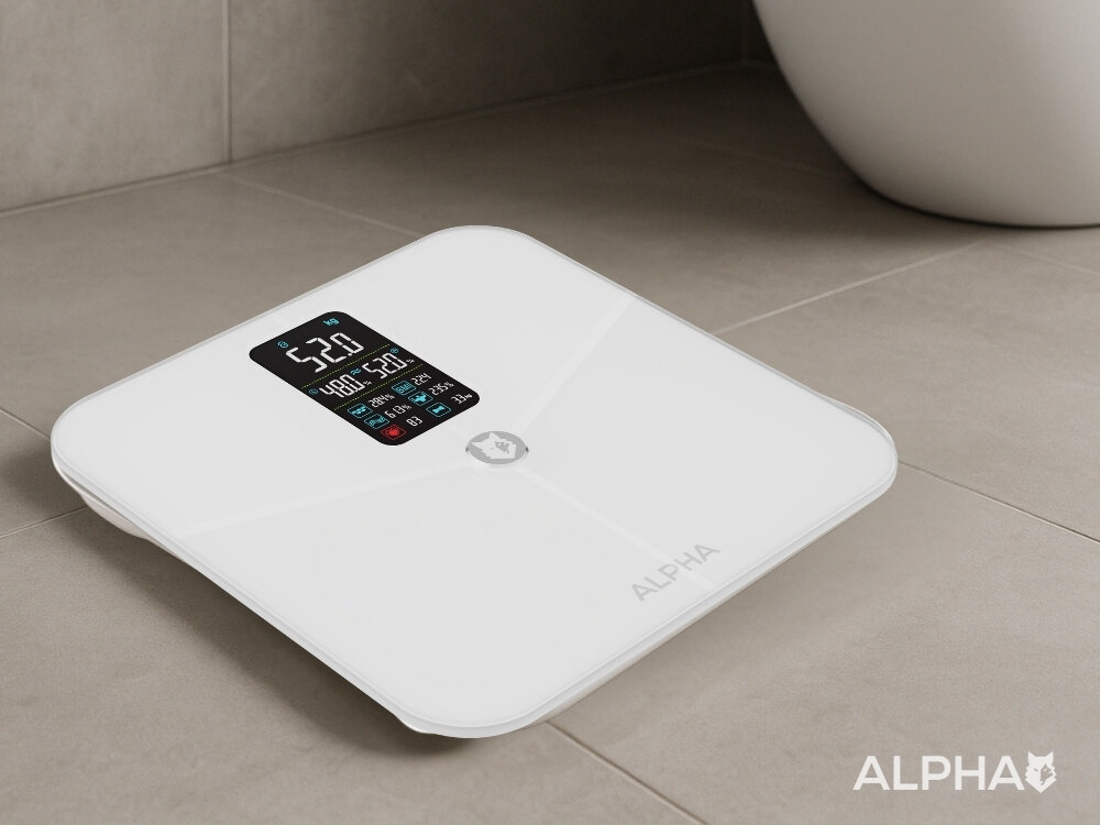 Waga łazienkowa ALPHA Smart Pro 2 śledzenie postępów, monitorowanie efektów, większa motywacja, zdrowe nawyki
