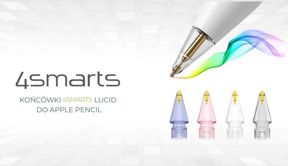 Końcówki do rysika Lucid 4smarts Apple Pencil POM miedź kompatybilne