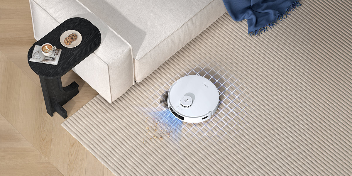 Robot sprzątający ECOVACS DEEBOT T30 Asystent głosowy YIKO AI komend głosowych kompatybilny z Google Assistant i Alexa lekkim dotknięciem stopy