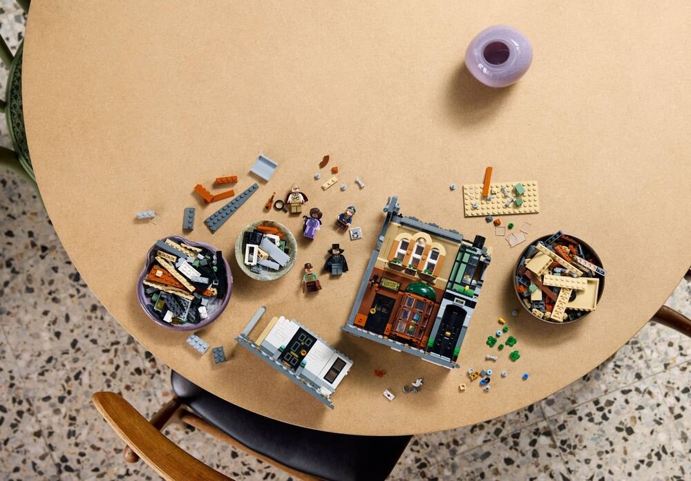 LEGO 10351 ICONS Sherlock Holmes: Book nook relaks spędzanie czasu kreatywne myślenie koordynacja  