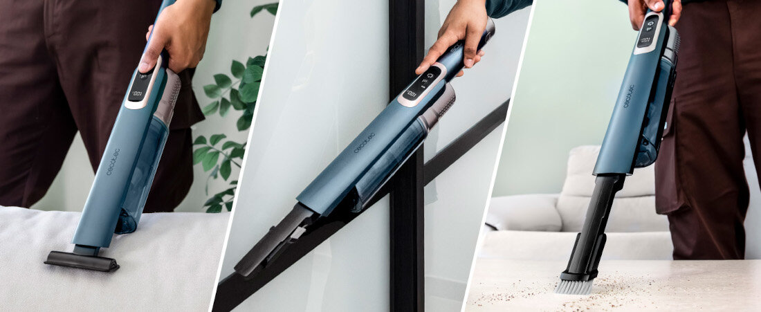Odkurzacz CECOTEC Scoba 2100 Station Dostosuj moc do swoich potrze Dwa tryby ssania W trybie standardowym tryb maksymalny zabrudzenia