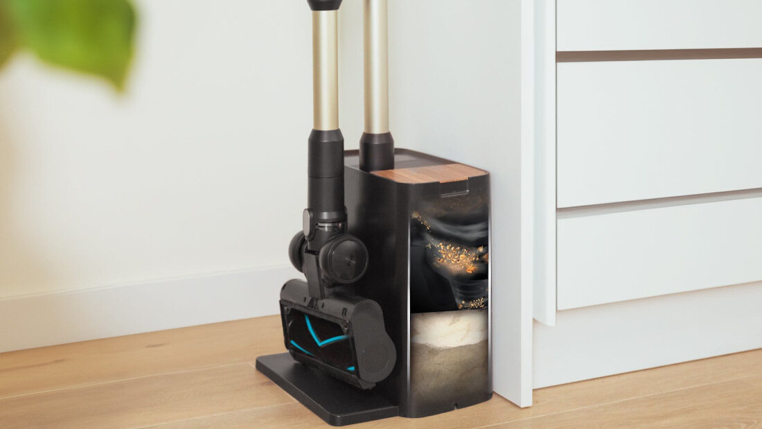 Odkurzacz CECOTEC Conga Rockstar 5500 Hurricane Station Flex Automatyczne opróżnianie zbiornika Samoopróżniająca się stacja z kurzem i alergenami dla alergików