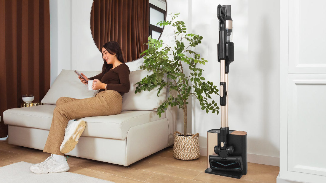 Odkurzacz CECOTEC Conga Rockstar 5500 Hurricane Station Flex Sprzątanie bez przerw W trybie Eco czas pracy oszczędność czasu  W trybie Auto sprytne rozwiązanie