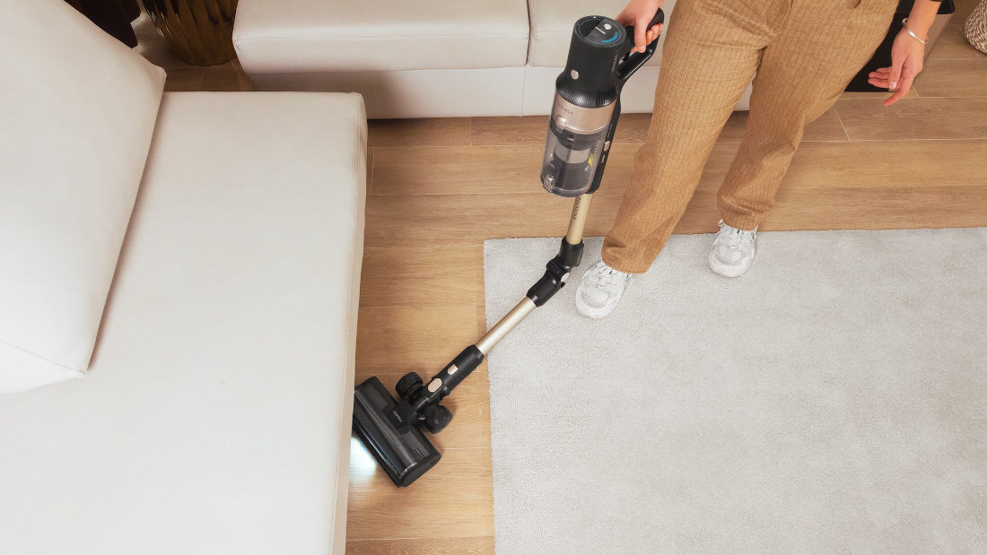 Odkurzacz CECOTEC Conga Rockstar 5500 Hurricane Station Flex Wygoda sprzątania Elastyczna rura  oświetlenie LED