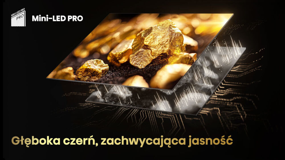 Telewizor HISENSE 75U7Q Pro - Obraz pełen kontrastu, Mini-LED PRO 4K, niezależne strefy podświetlenia, technologia Mini-LED PRO