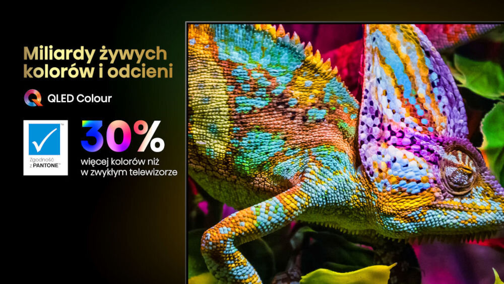 Telewizor HISENSE 75U7Q Pro - Kolory, które robią wrażenie, QLED, kameleon w kolorach tęczy