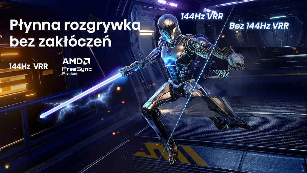 Telewizor HISENSE 85E7Q Pro - Rozgrywka bez zacięć, kadr z gry