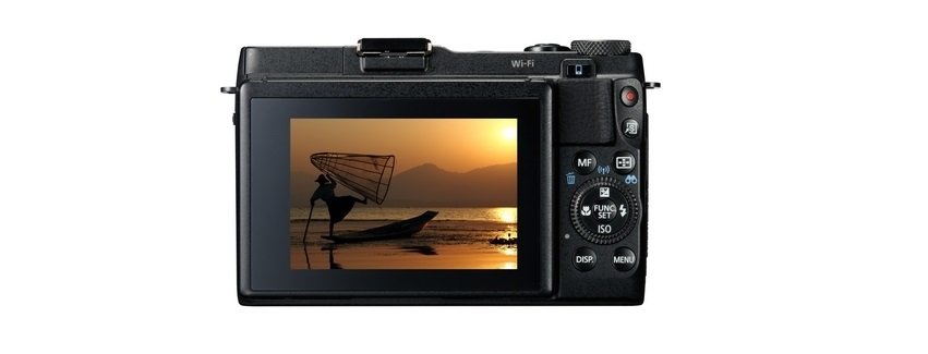 Aparat CANON PowerShot G1X Mark II widok ekran tył