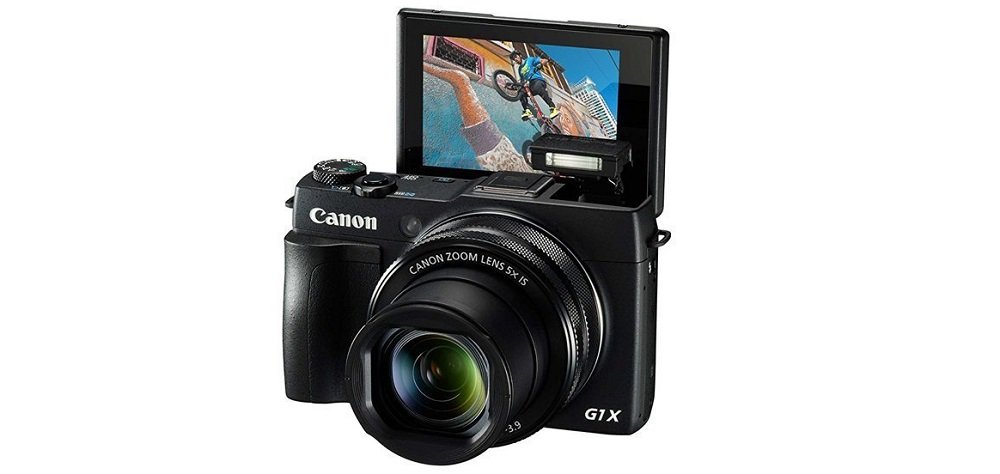 Aparat CANON PowerShot G1X Mark II odchylany ekran wifi przód