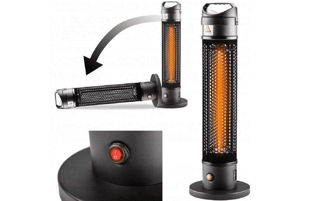 Promiennik NEO 90-035 waga latwe przenoszenie i przechowywanie szybkie sterowanie guziki na obudowie