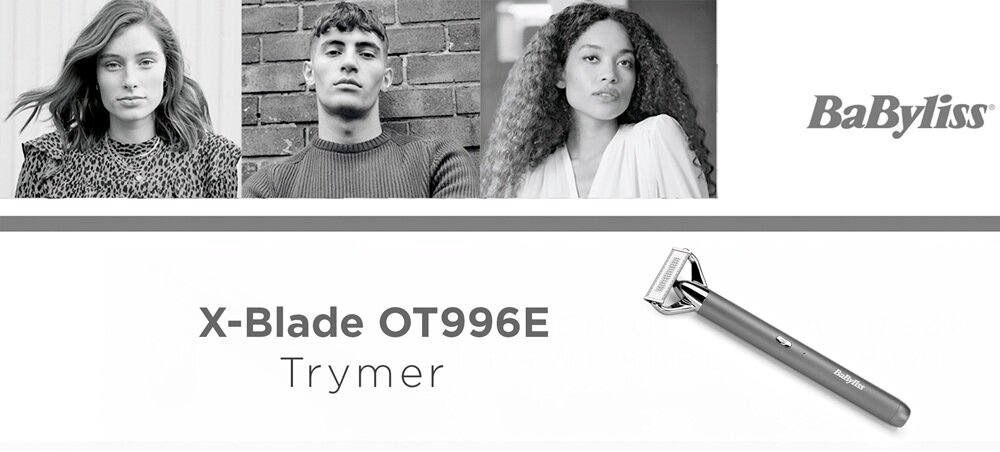 TRYMER HYBRYDOWY BABYLISS OT996E X-METAL X-BLADE kv początek opisu