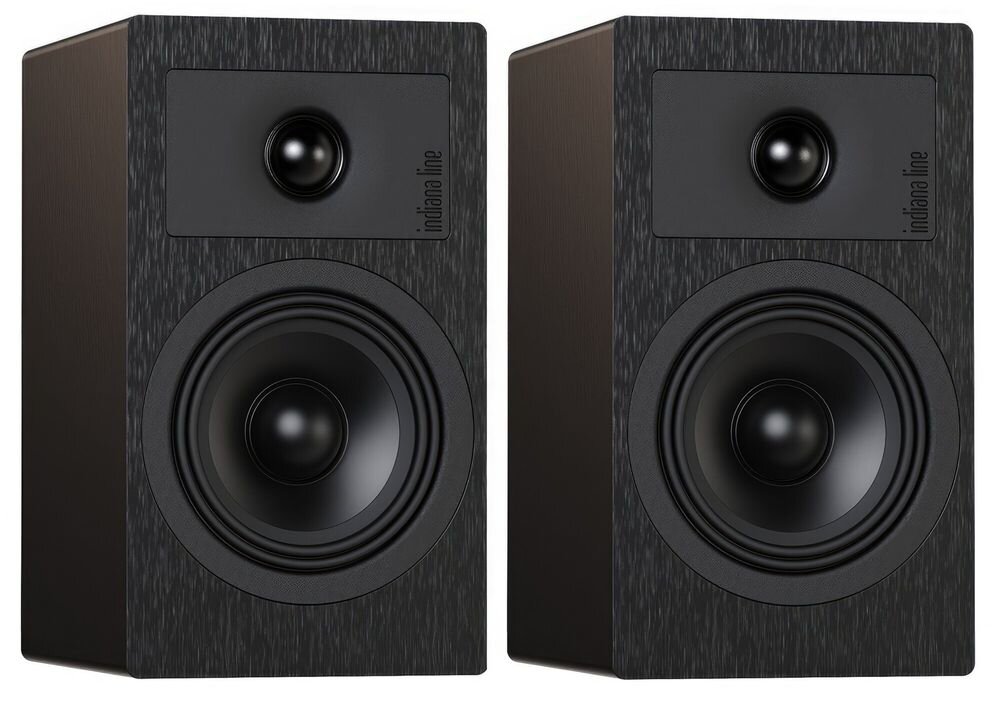 Zestaw stereo YAMAHA RX-V4A + INDIANA LINE Tesi 5 + Tesi 7 + Tesi 2, kolumny tylne Tesi 2, Bass-reflex, 55 Hz-22 kHz, 89 dB, kolumny po skosie na białym tle