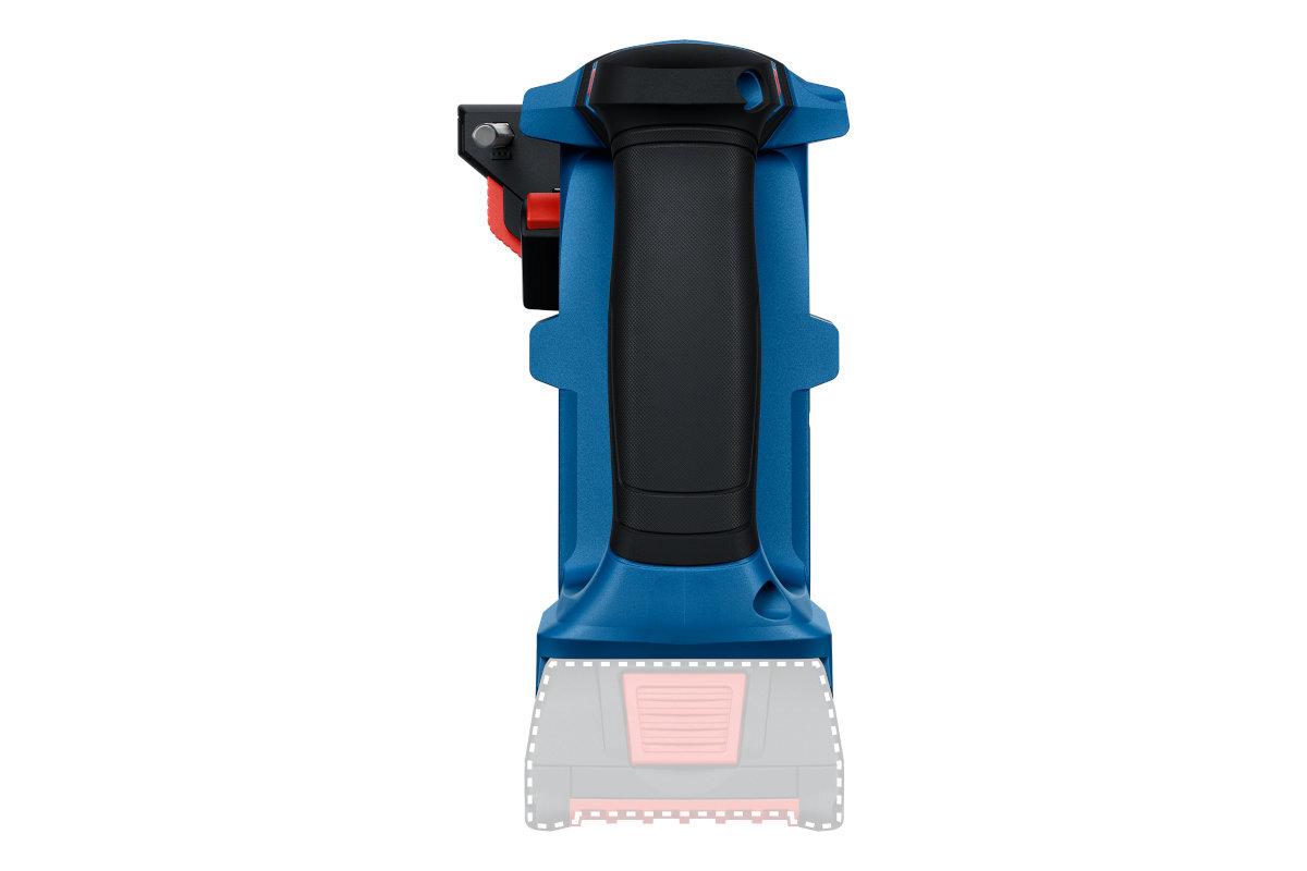 BOSCH Professional GBH 18V-18 0611927002 BOSCH Professional GBH 18V-18 0611927002 system Vibration Control młotami bez tłumienia drgań - Mężczyzna wierci otwór w metalowej konstrukcji przy pomocy urządzenia