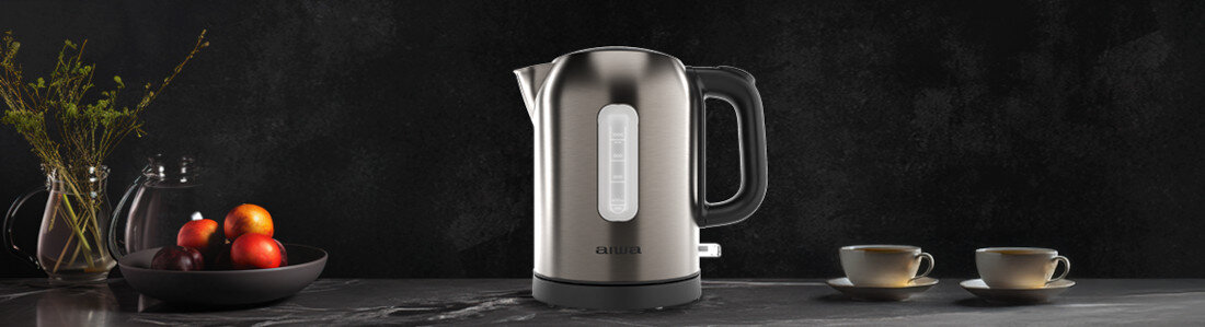 Czajnik AIWA Ryujin AKT-1000 Automatyczny wyłącznik Strix System antywapienny i filtr ze stali nierdzewnej ochrona Zabezpieczenie przed przegrzaniem