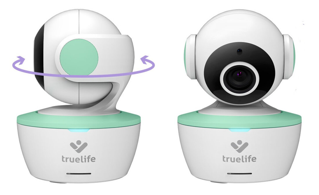 Niania elektroniczna TRUELIFE NannyCam R360 zdalne sterowanie