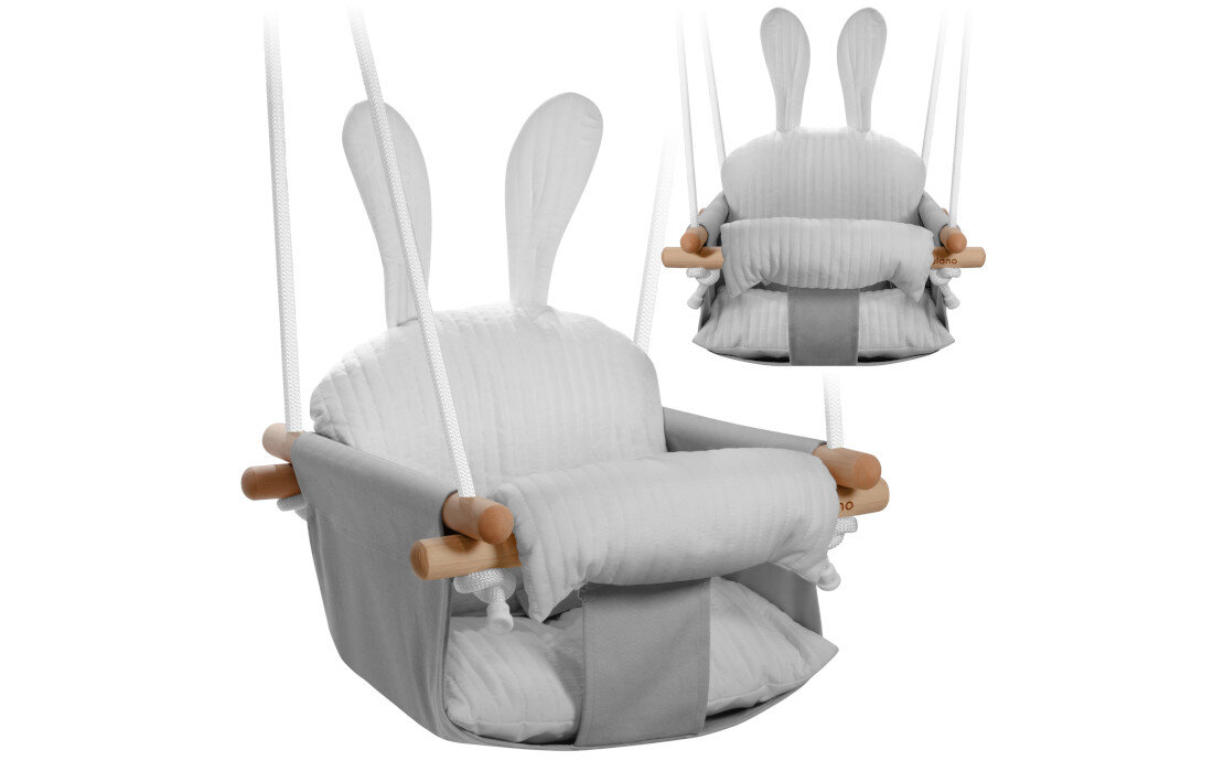 Huśtawka dla dzieci TULANO Hop 30 Szary Wygląd design wizualizacja prezentacja Dla Twojego dziecka