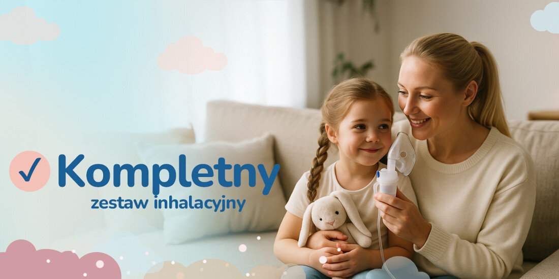 Inhalator nebulizator MOMINI Nebueasy Dla małych i dużych pacjentów 5 końcówek maseczkę dziecięcą i dla dorosłych, ustnik, smoczek końcówkę do nosa Pojemnik na lek pojemność przezroczysty i wygodny do kontroli