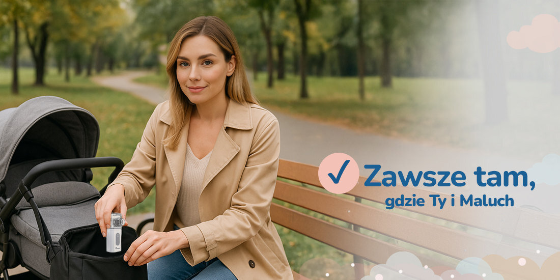 Inhalator nebulizator MOMINI Nebunova Prosto, praktycznie, na lata lekki jak telefon waga wysokość ładowanie kabel potrzeba