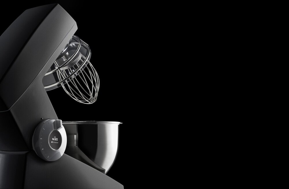 Robot kuchenny planetarny WITT Varimixer Teddy Czarny-Mat cicha praca silnika, niezawodność