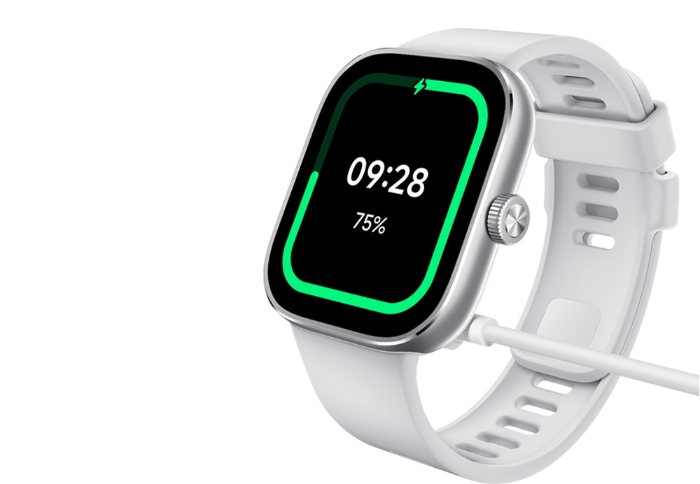 Smartwatch XIAOMI Redmi Watch 4 ekran bateria czujniki zdrowie sport pasek ładowanie pojemność rozdzielczość łączność sterowanie krew puls rozmowy smartfon aplikacja