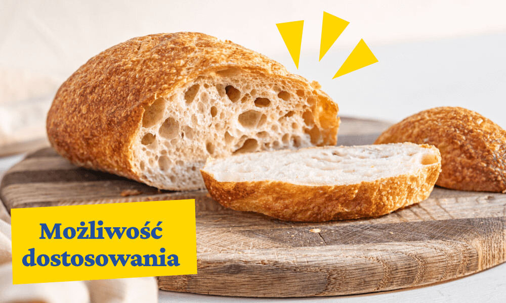 Wypiekacz do chleba RUSSELL HOBBS 27260-56 Możliwość dostosowania 3 poziomów zarumienienia skórki delikatny, średni lub mocno wypieczony wielkość bochenka waga