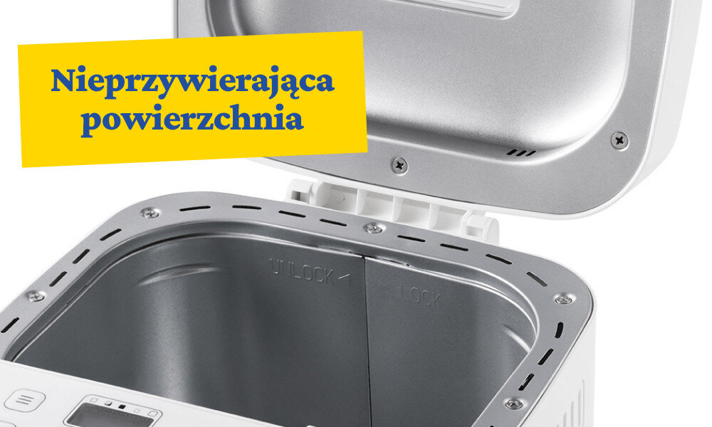 Wypiekacz do chleba RUSSELL HOBBS 27260-56 Nieprzywierająca powierzchnia nieprzywierająca blacha do pieczenia bez dodatkowego wysiłku