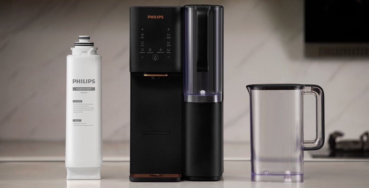 Stacja do wody Philips ADD6920BK/10 jdealna dla całęj rodzinny