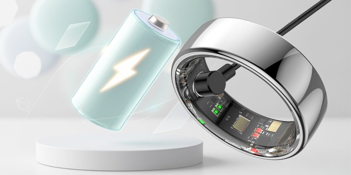 Smartring IMIKI Ring podczas ładowania, Tryb oszczędzania bateria pojemność czas pracy 