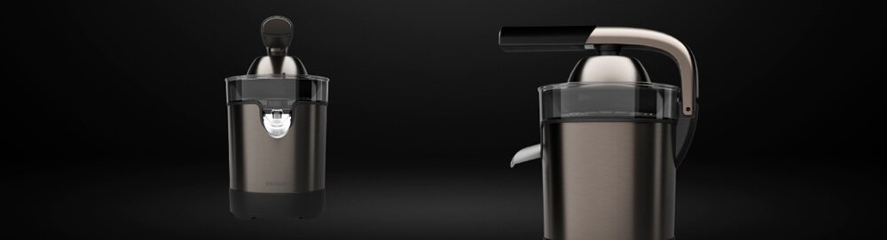 Wyciskarka do cytrusów AIWA Koryu 1000 stal nierdzewna, odporny na korozję, łatwe utrzymanie czystości, bezpieczne użytkowanie