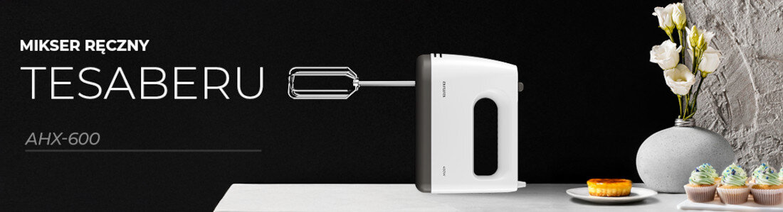 Mikser AIWA Tesaberu AHX-600 wygląd design prezentacja wizualizacja Mikser, który daje swobodę