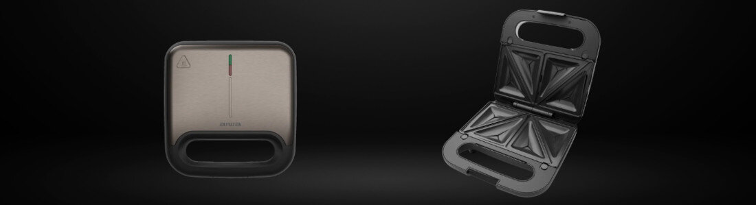 Grill elektryczny AIWA Kamado ASM-1500G Bezpieczny w użyciu Chłodny w dotyku uchwyt antypoślizgowe nóżki obudowa kabla Wytrzymała stal nierdzewna z powłoką zapobiegającą odciskom palców 