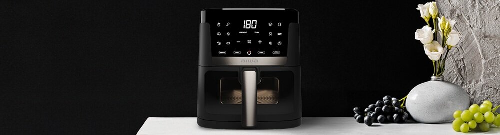 Air Fryer Frytkownica beztłuszczowa AIWA AFR-7000 Chukuma Czarny kv początek opisu
