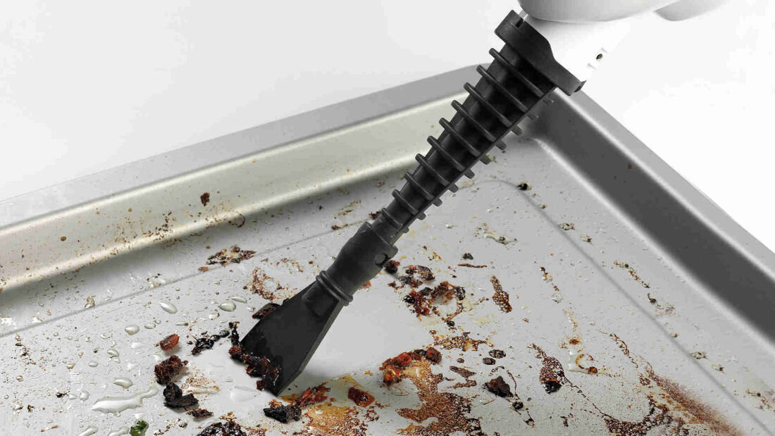 Mop parowy ARIETE 4164 Multi Steam System tłuszcz piekarnik kuchenka patelnia garnki pojemność