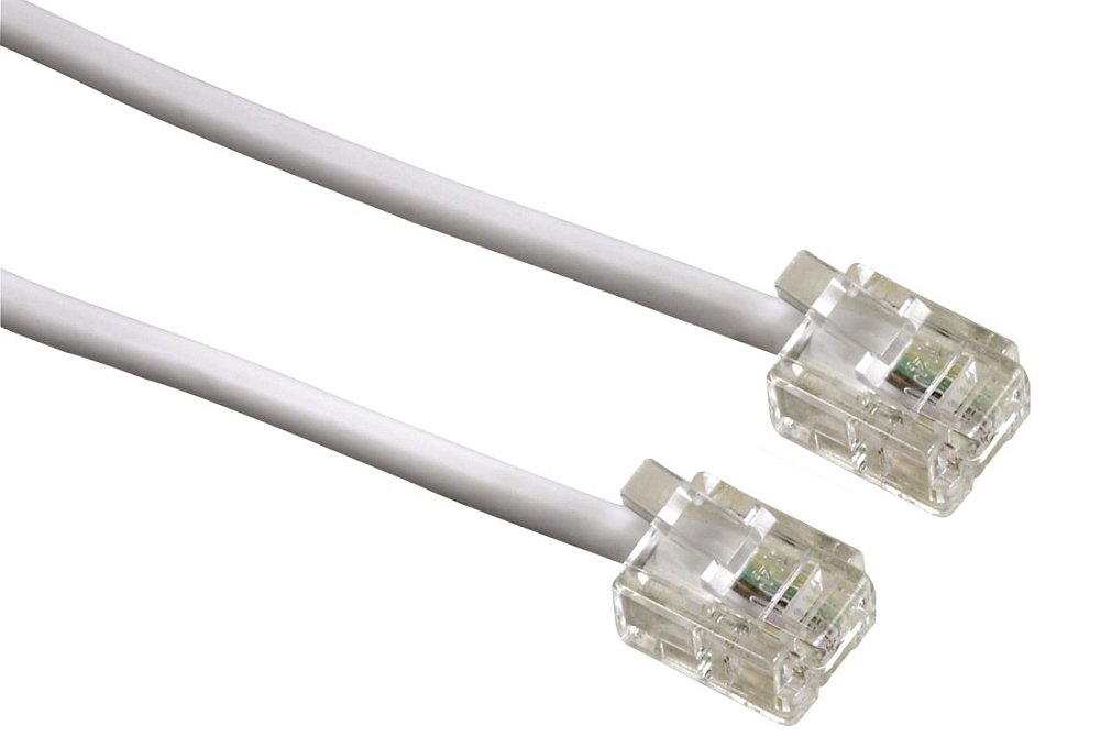 Kabel telefoniczny 6P4C HAMA wtyczka