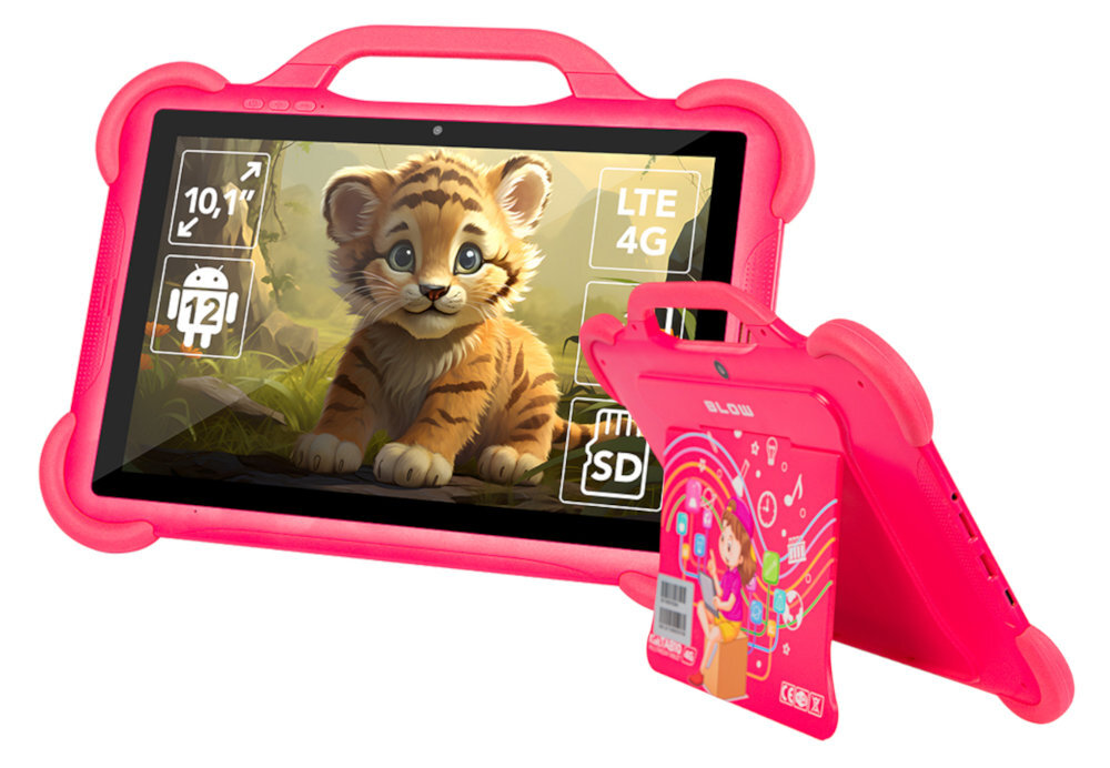 Tablet BLOW KidsTab 10 Rozowy procesor t606 8 rdzeniami 4 GB pamięci RAM aplikacji czy gier Wysoka wydajność rozrywki nauce