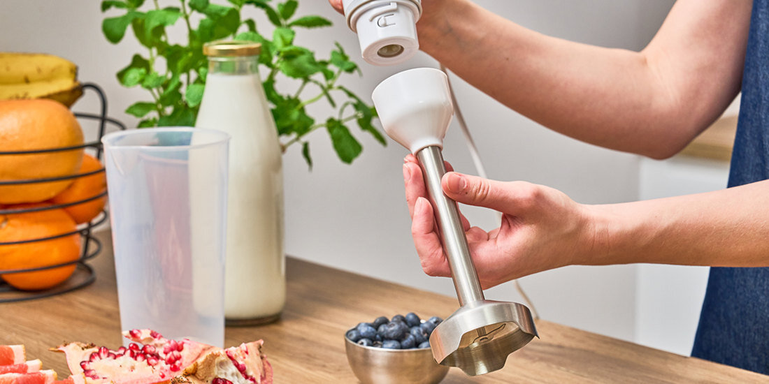 Blender ZELMER Pulsar Deluxe Max ZHB4563S Metalowa stopa ochrona konstrukcja łatwe czyszczenie