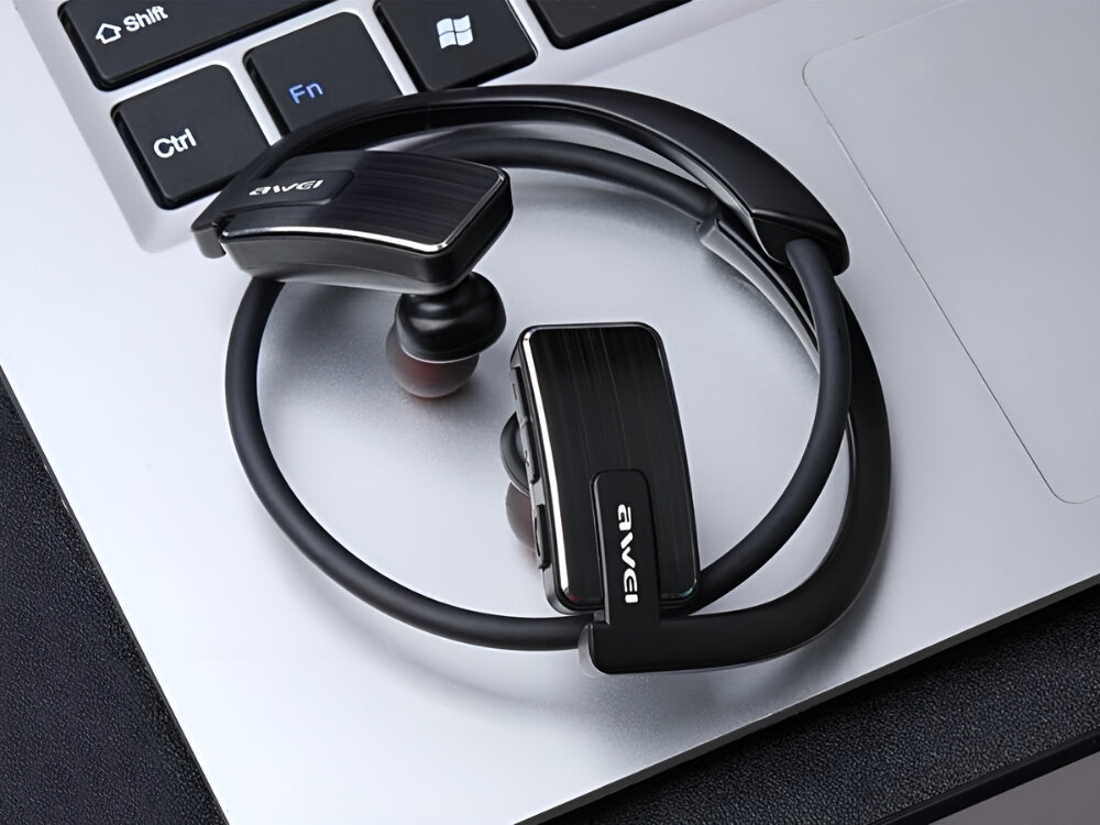 Słuchawki AWEI E1BL Bluetooth 5.3 stabilne połączenie HFP A2DP kompatybilność