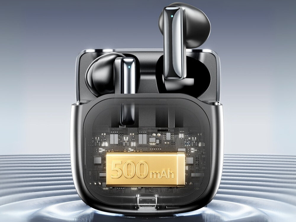 Słuchawki dokanałowe AWEI TP100 ENC Bluetooth 5.4 czas pracy 6h etui 500mAh USB-C szybkie ładowanie