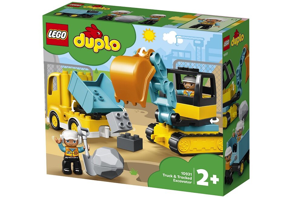 LEGO Duplo Ciężarówka i koparka gąsienicowa 10931 Wysoka jakość